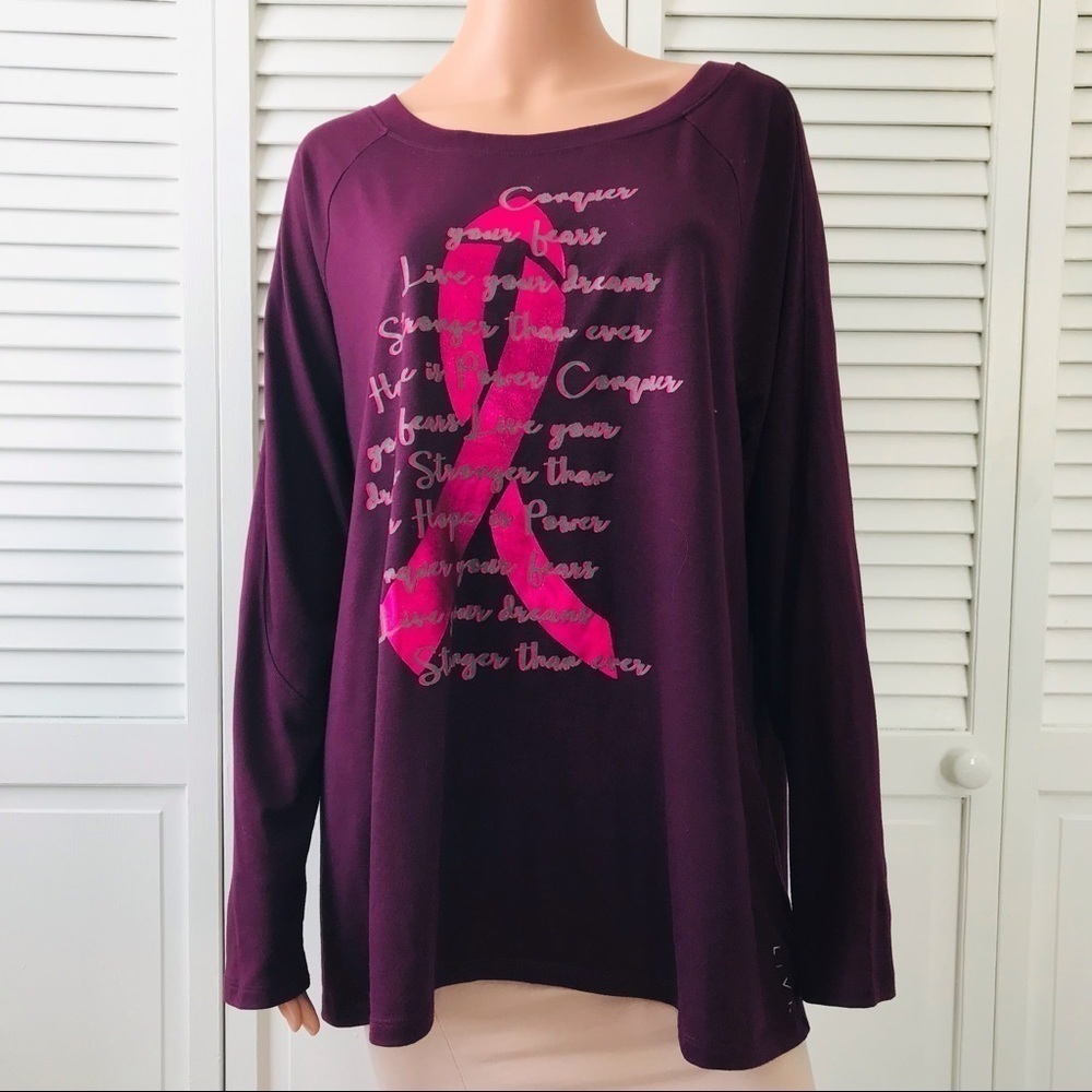 3/$25 LIVI ACTIVE Purple Long Sleeve Shirt Size 18/20